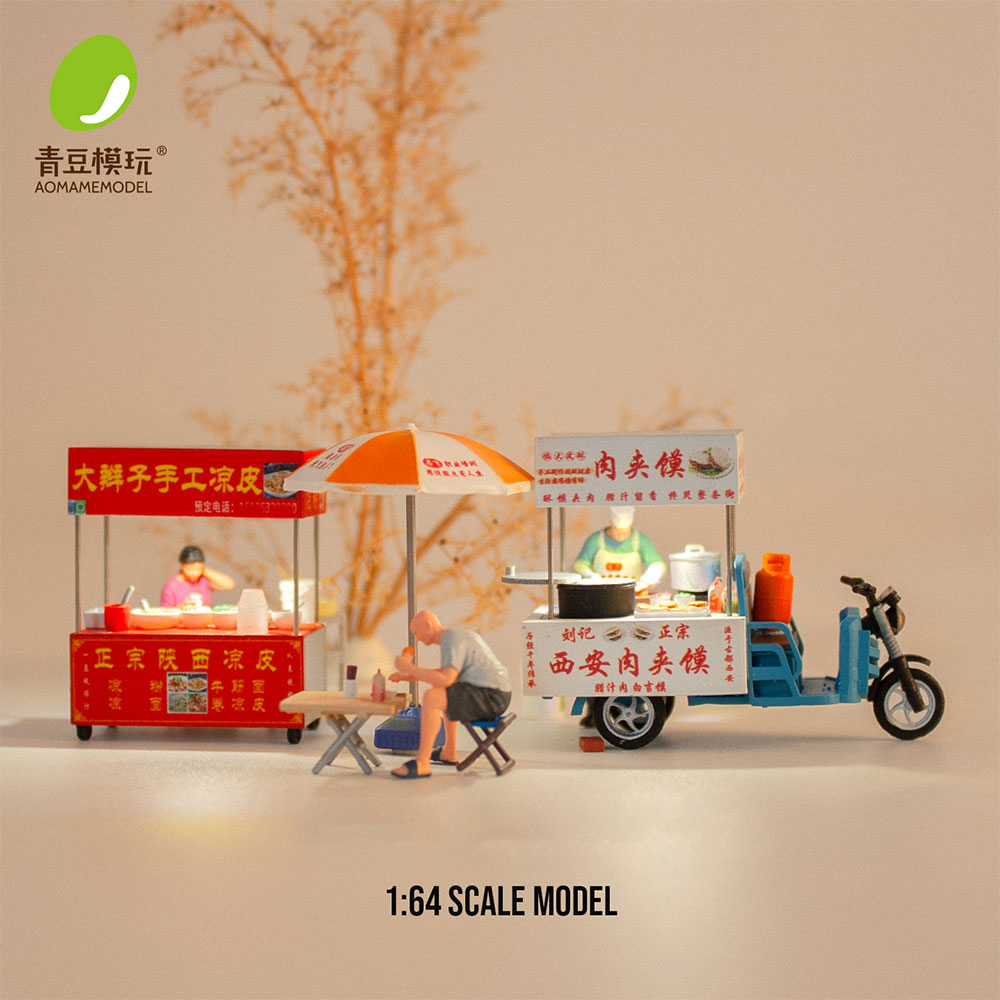 3D Printing Diecast Cars - كيكارمود 1:64 مشهد مصغر لسوق الليل: