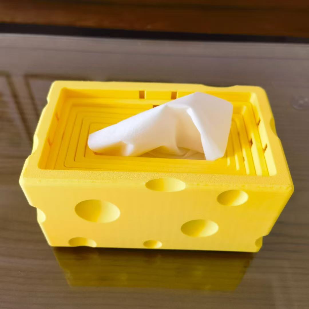 3D Printing Questions - صندوق مناديل بتصميم مكعب الأسئلة مطبوع
