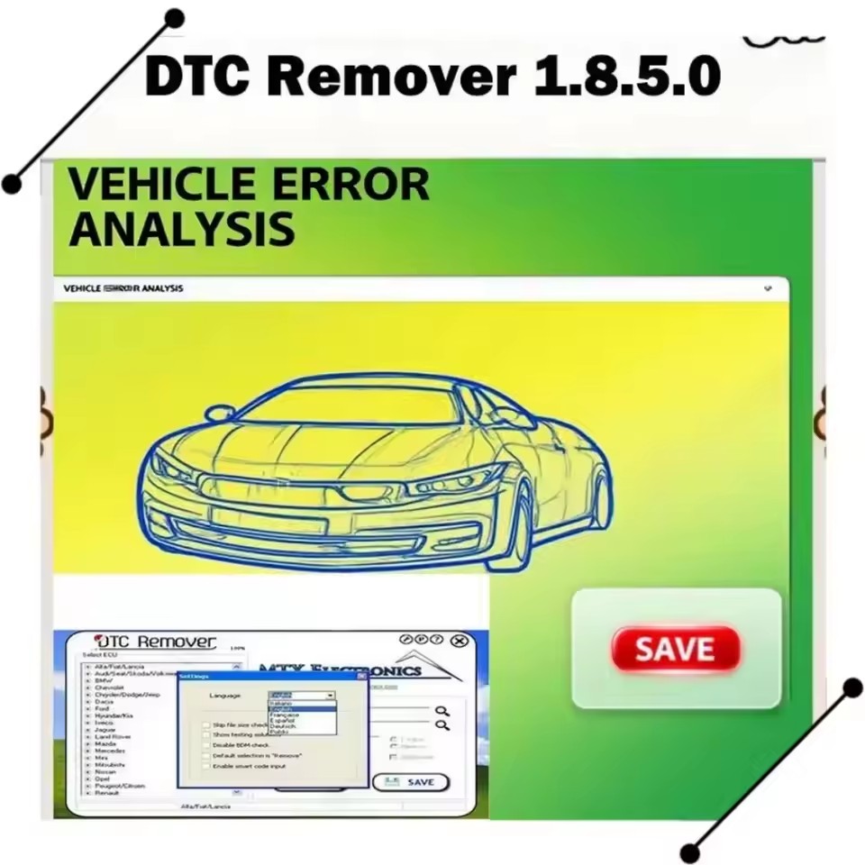 3D Printing Software - برنامج إزالة أكواد الأعطال MTX DTC