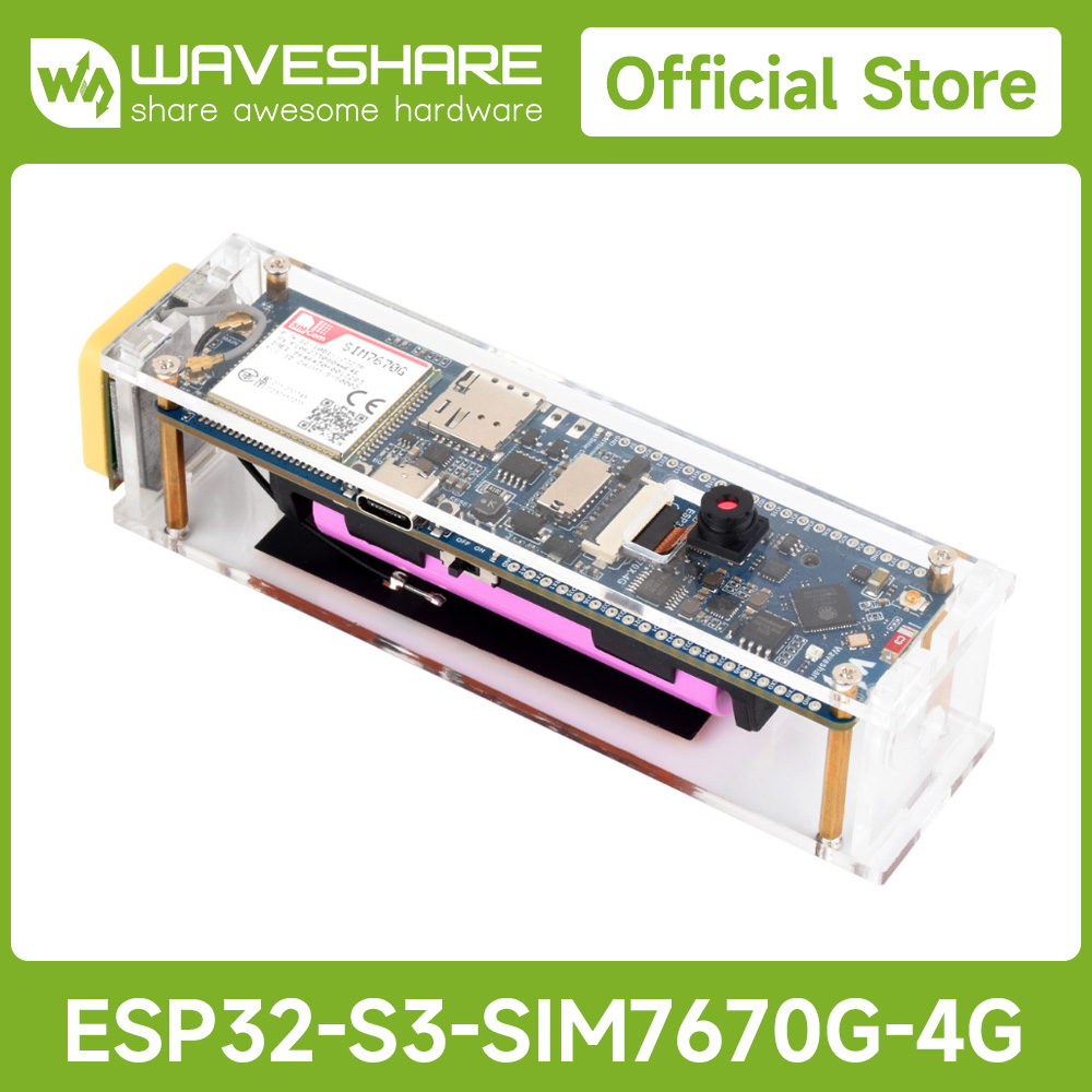Raspberry Pi 3D Print - لوحة تطوير Waveshare ESP32-S3 SIM7670G 4G،