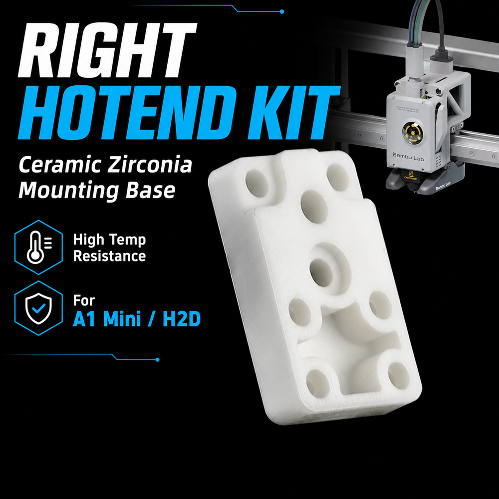 3D Printing Zirconia - طقم تجميع وحدة التسخين اليمنى (Hotend)