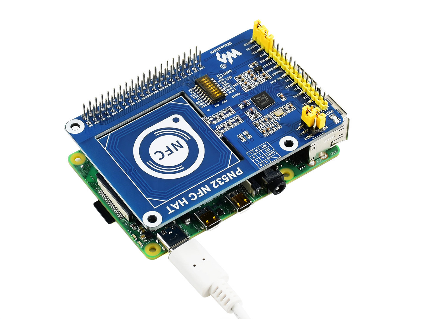 قبعة PN532 NFC، لـ Raspberry P - مراجعة Raspberry Pi 3D Print وسعره