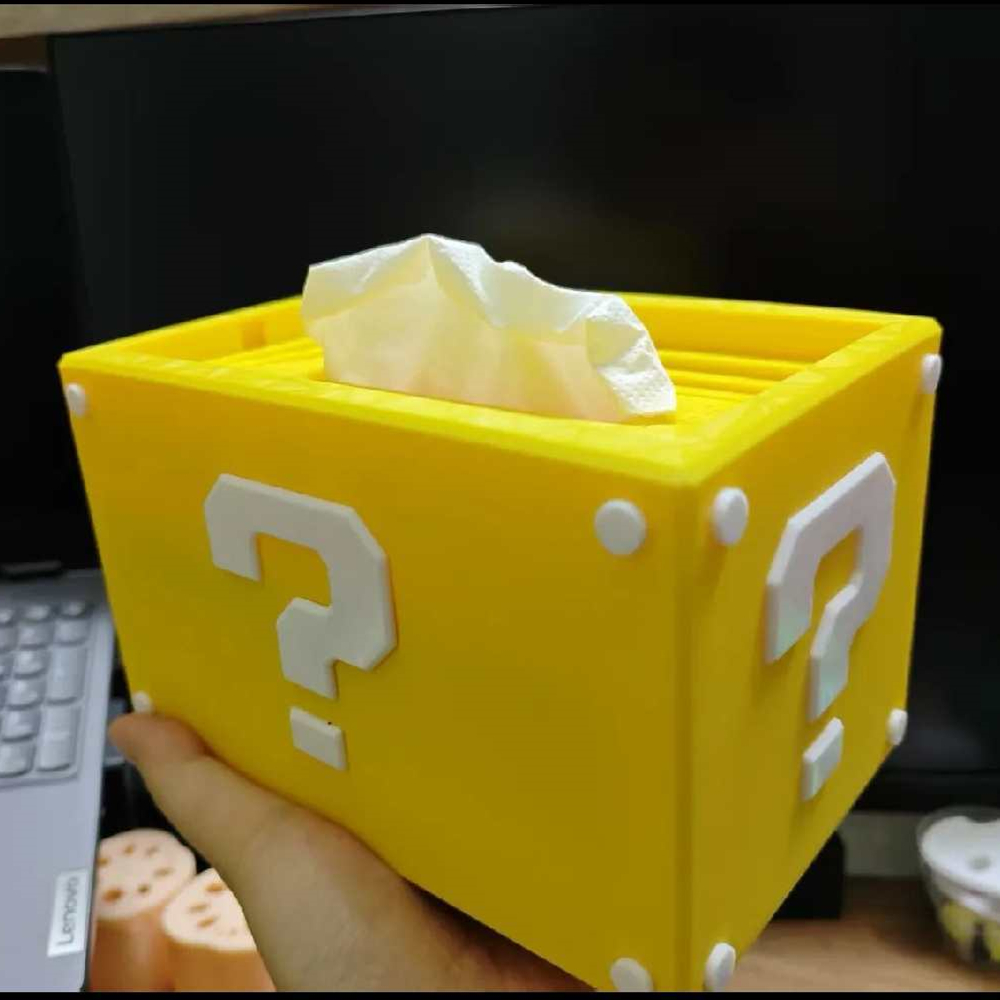صندوق مناديل بتصميم مكعب الأسئ - مراجعة 3D Printing Questions وسعره