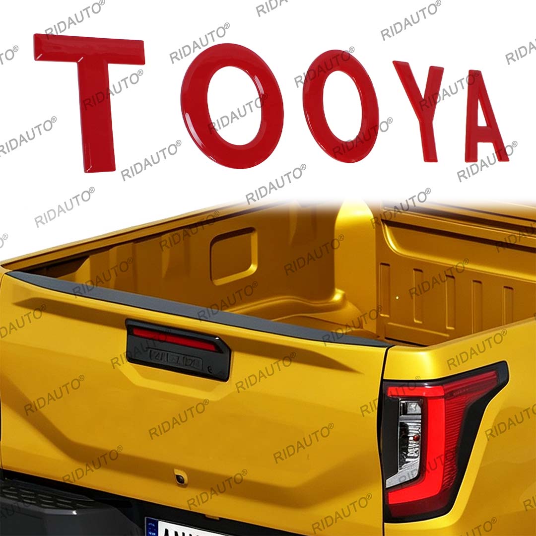 ملصقات حروف للباب الخلفي، زينة - مراجعة 3D Printing Car وسعره