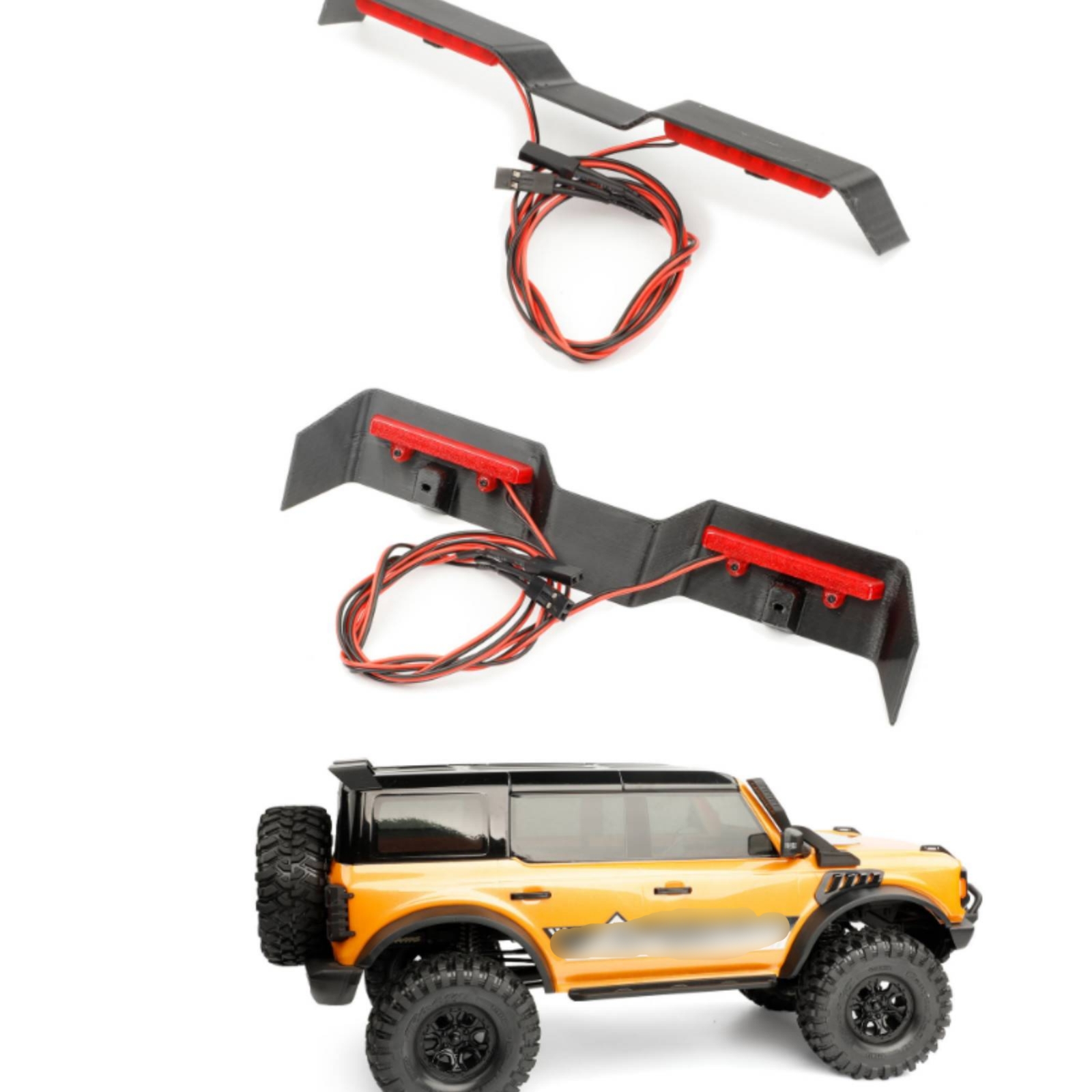 جناح سقف مع إضاءة LED مطبوع بت - مراجعة 3D Printing Car وسعره