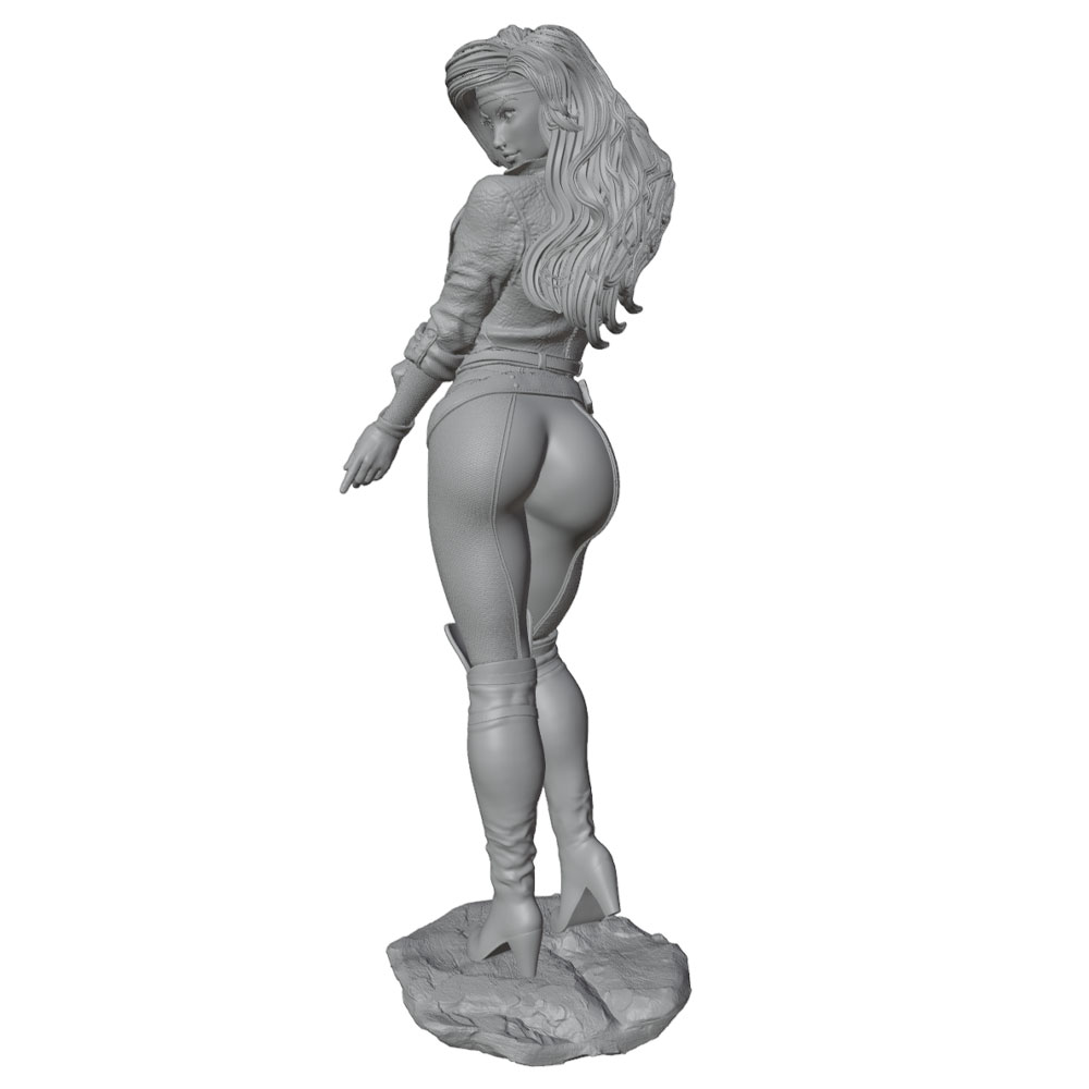 شخصية أنثوية واقعية وعصرية بمق - مراجعة 3D Printing Nyc وسعره