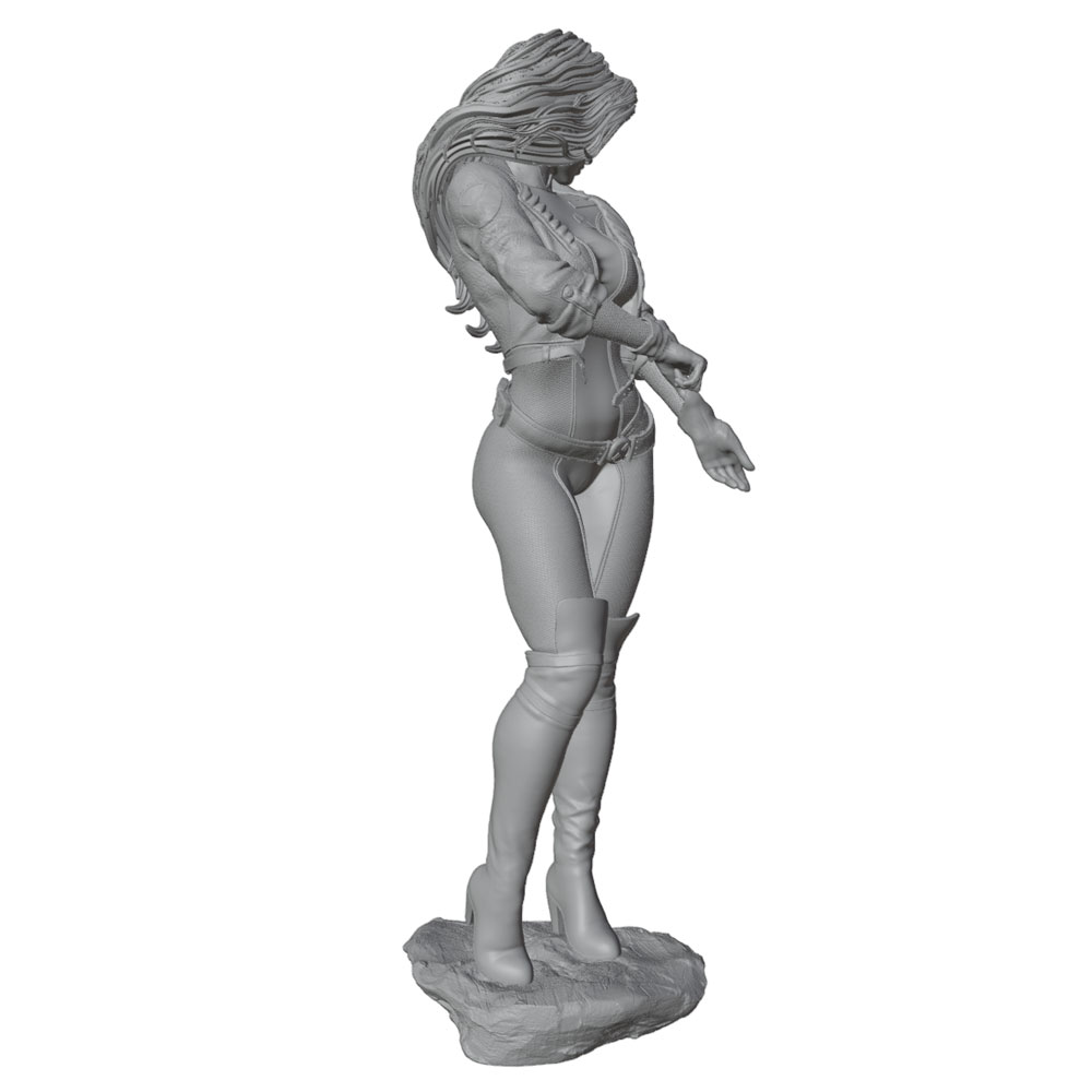 شخصية أنثوية واقعية وعصرية بمق - مراجعة 3D Printing Nyc وسعره