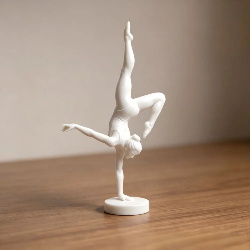 تمثال راقصة باليه متوازنة بيد  - مراجعة 3D Printing Nyc وسعره