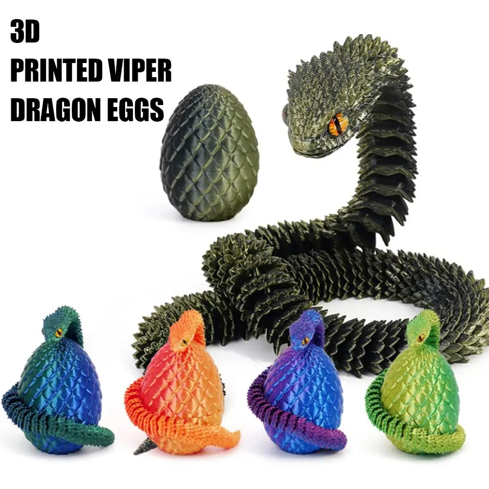 بيضة تنين ثعبانية ثلاثية الأبع - مراجعة 3D Printing Joint وسعره