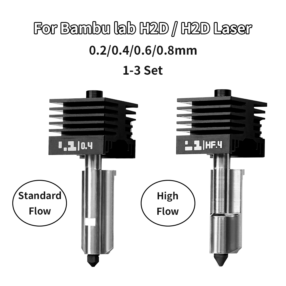 طقم H2D/P2S Hotend لطابعات Bam - مراجعة 3D Printing Steel وسعره